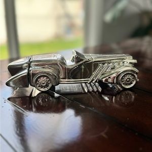 Vintage Avon Silver Duesenberg Perfume Cologne Bottle